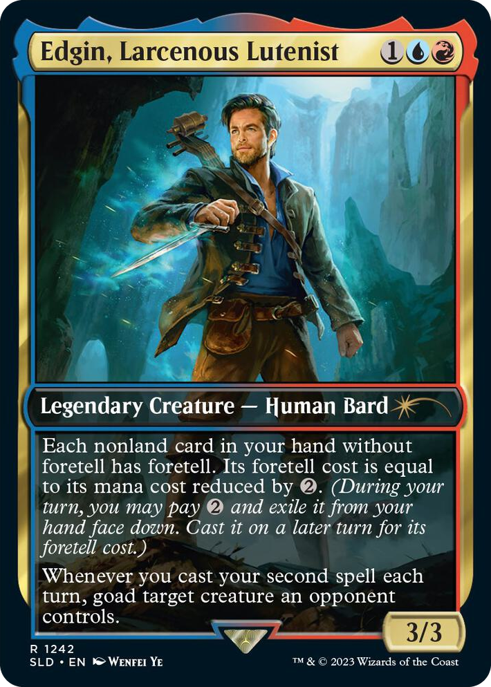 1242 Edgin, Larcenous Lutenist R Secret Lair Drop Series