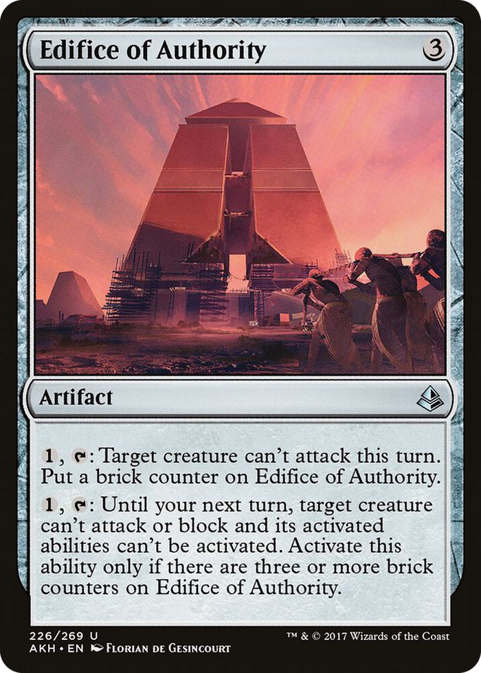 Edifice of Authority #226 U - Amonkhet Pokemon card