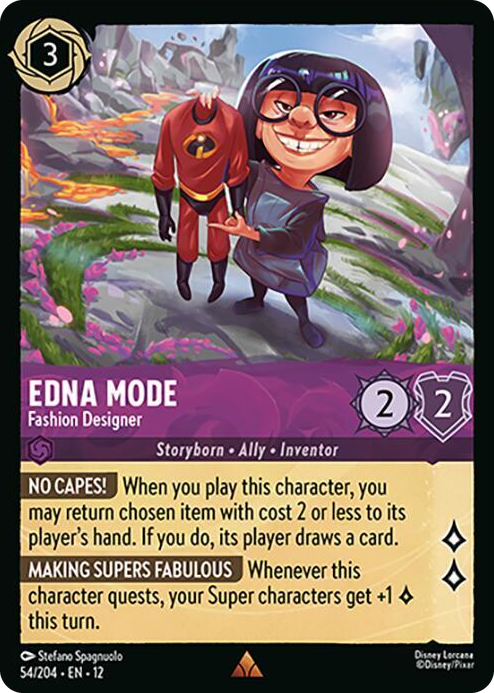 0054 Edna Mode - Fashion Designer Rare Wilds Unknown