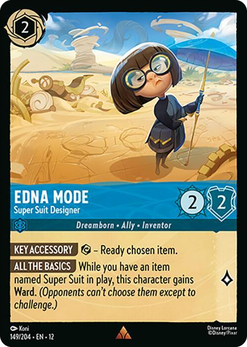 0149 Edna Mode - Super Suit Designer Rare Wilds Unknown