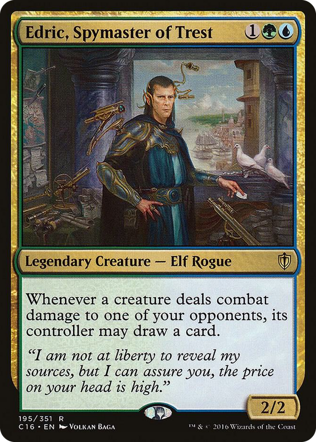 0195 Edric, Spymaster of Trest R Commander 2016