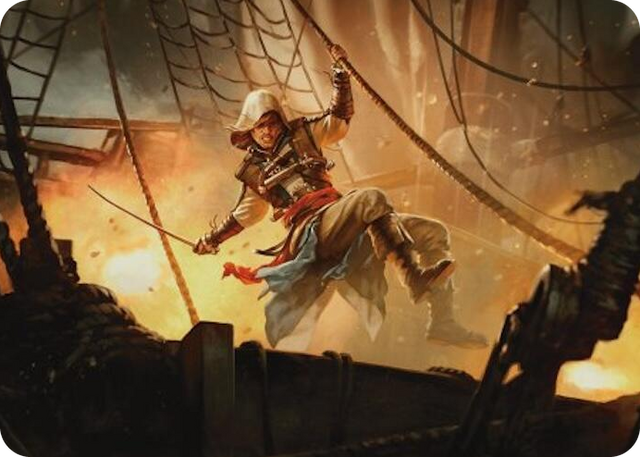 0005 Edward Kenway Art Card S Art Series: Universes Beyond: Assassin's Creed