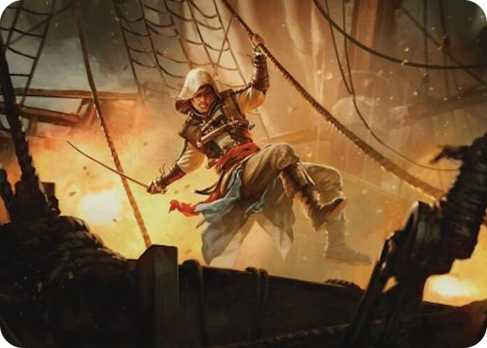 0005 Edward Kenway Art Card S Art Series: Universes Beyond: Assassin's Creed
