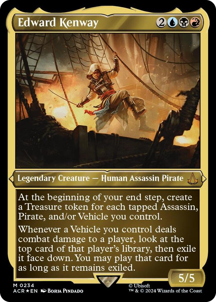 0234 Edward Kenway (Foil Etched) M Universes Beyond: Assassin's Creed