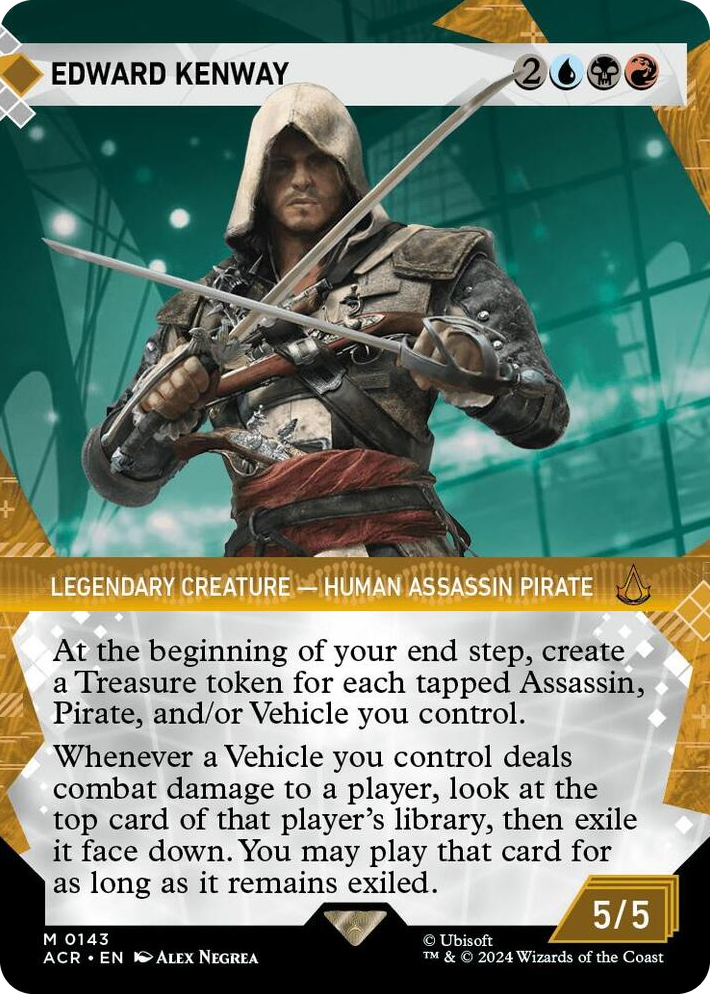 0143 Edward Kenway (Showcase) M Universes Beyond: Assassin's Creed