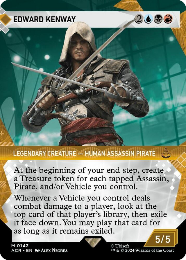 0143 Edward Kenway (Showcase) M Universes Beyond: Assassin's Creed