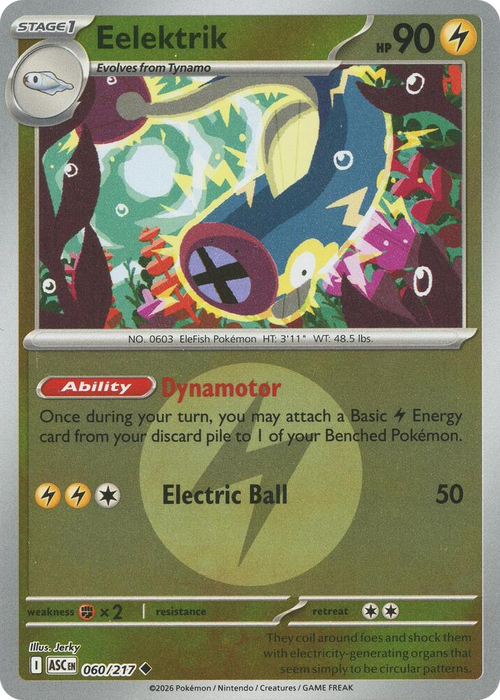0060 Eelektrik (Energy Symbol Pattern) Uncommon Ascended Heroes