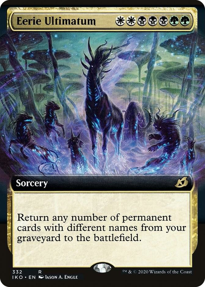 0332 Eerie Ultimatum (Extended Art) R Lair of Behemoths