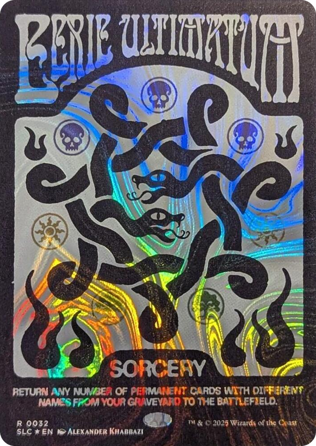0032 Eerie Ultimatum (Halo Foil) R Secret Lair Countdown Kit
