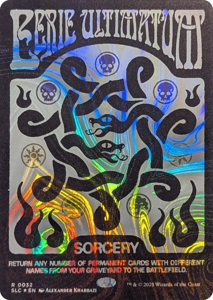 0032 Eerie Ultimatum (Halo Foil) R Secret Lair Countdown Kit