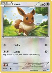 0004 Eevee Common XY Trainer Kit: Pikachu Libre & Suicune