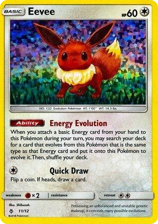 0011 Eevee Promo McDonald's Promos 2018