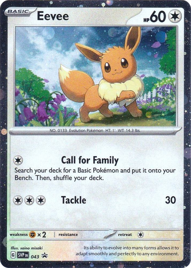 0043 Eevee - 043 Promo Scarlet & Violet Promo Cards