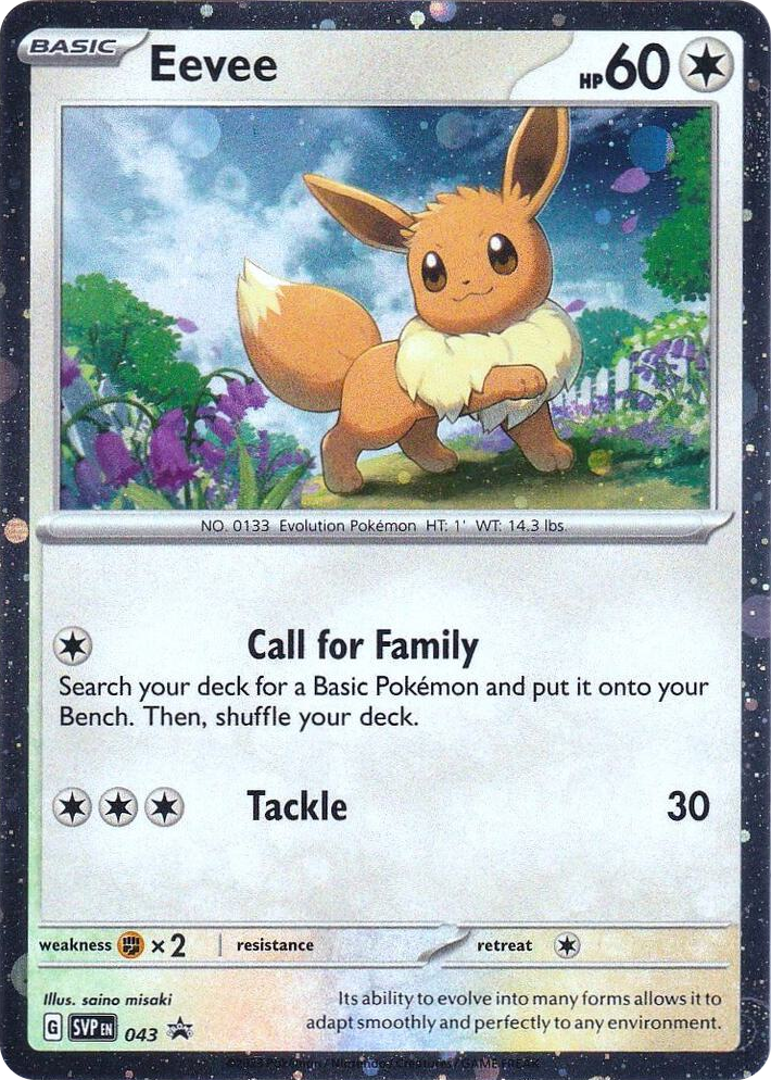 0043 Eevee - 043 Promo Scarlet & Violet Promo Cards