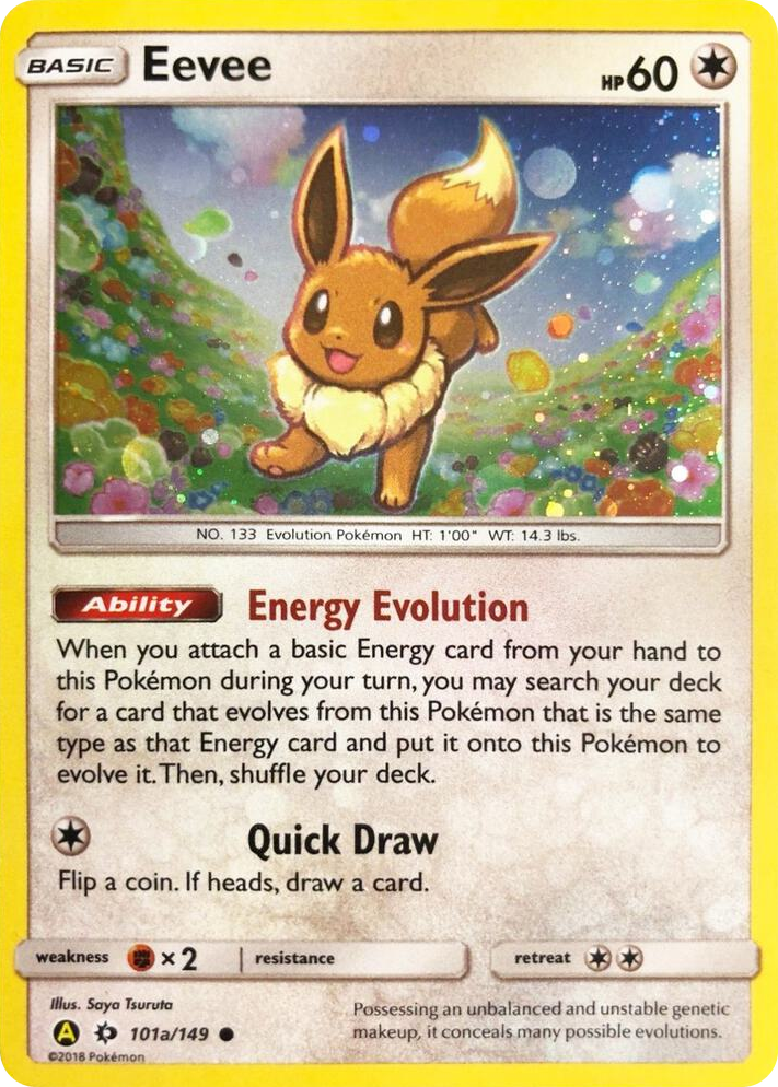 0101a Eevee - 101a/149 Promo Alternate Art Promos