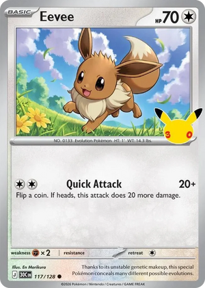 0117 Eevee Common 30th Celebration