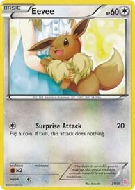 0013 Eevee (13) Common XY Trainer Kit: Sylveon & Noivern