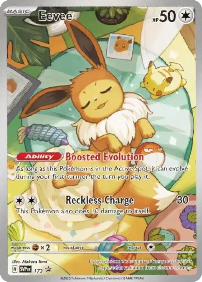 0173 Eevee - 173 Promo Scarlet & Violet Promo Cards