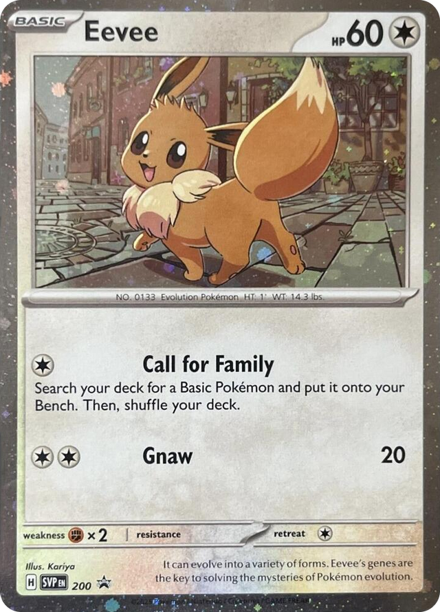 SVP200 Eevee - 200 (Cosmos Holo) Promo Scarlet & Violet Promo Cards
