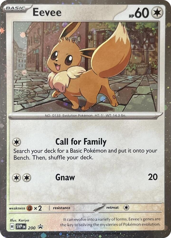 SVP200 Eevee - 200 (Cosmos Holo) Promo Scarlet & Violet Promo Cards