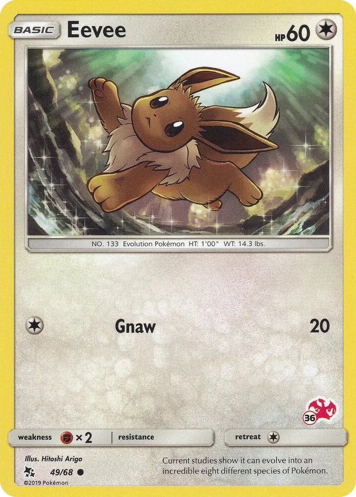 0049 Eevee - 49/68 (#36 Charizard Stamped) Promo Battle Academy