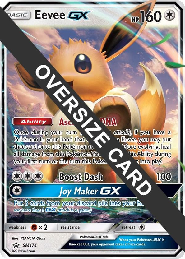 SM174 Eevee GX - SM174 (SM Black Star Promo) Promo Jumbo Cards