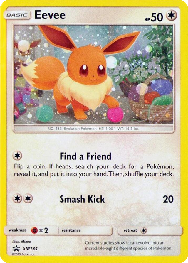 SM184 Eevee - SM184 (Cosmos Holo) Promo SM Promos