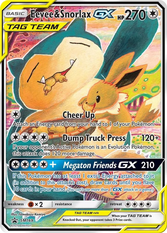 SM169 Eevee & Snorlax GX - SM169 Promo SM Promos