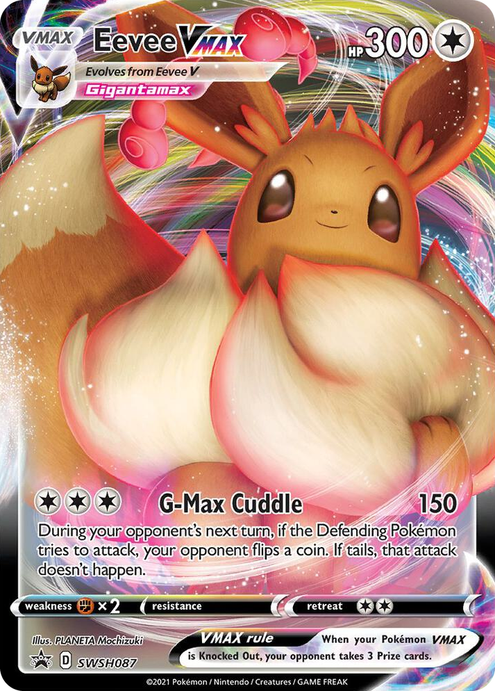0087 Eevee VMAX - SWSH087 Promo Sword & Shield Promo Cards