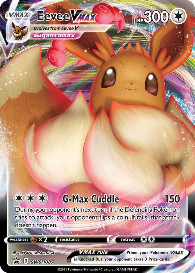 0087 Eevee VMAX - SWSH087 Promo Sword & Shield Promo Cards