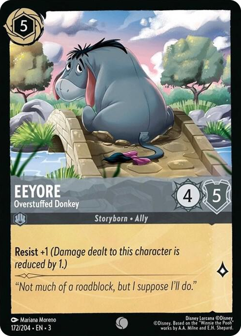 0172 Eeyore - Overstuffed Donkey Common Into the Inklands