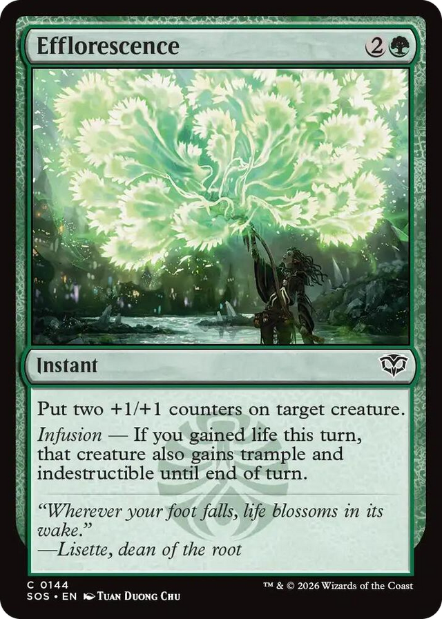 0144 Efflorescence C Secrets of Strixhaven