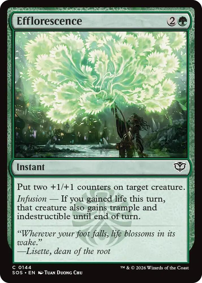0144 Efflorescence C Secrets of Strixhaven