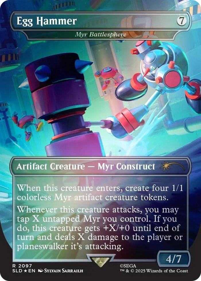 2097 Egg Hammer - Myr Battlesphere (Rainbow Foil) R Secret Lair Drop Series