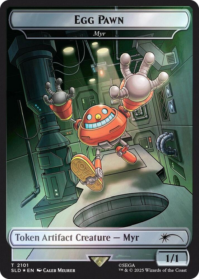 2101 Egg Pawn - Myr Token (Rainbow Foil) T Secret Lair Drop Series