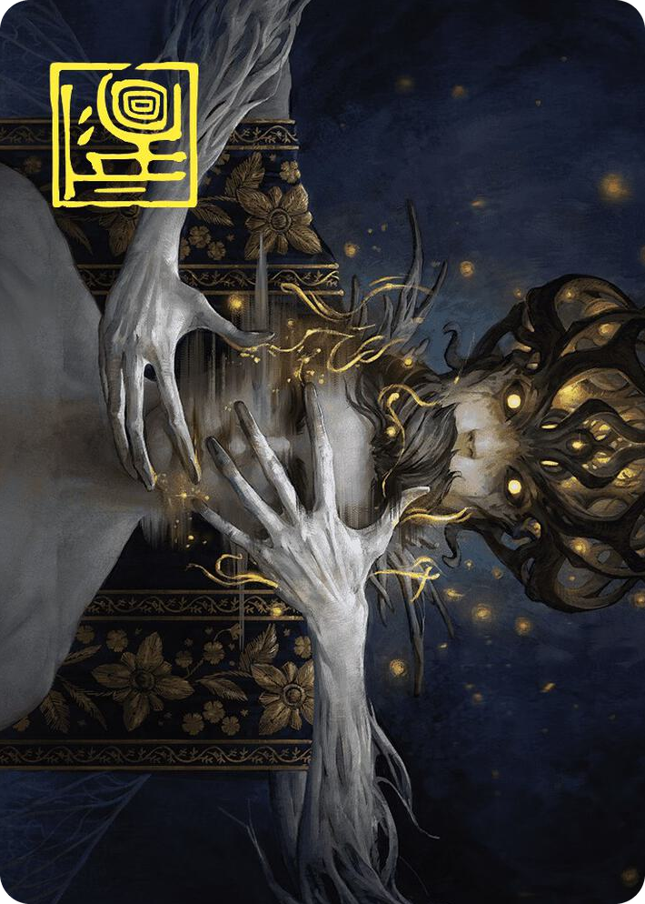0012 Ego Drain Art Card (Gold-Stamped Signature) S Art Series: Wilds of Eldraine