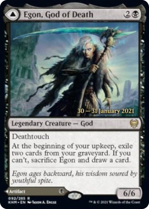 Egon, God of Death #92 R - Prerelease Cards Pokemon card