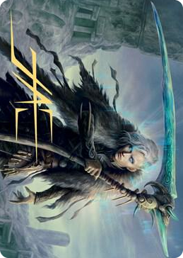 0024 Egon, God of Death Art Card (Gold-Stamped Signature) S Art Series: Kaldheim