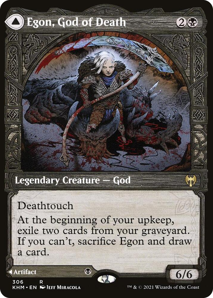 0306 Egon, God of Death (Showcase) R Kaldheim