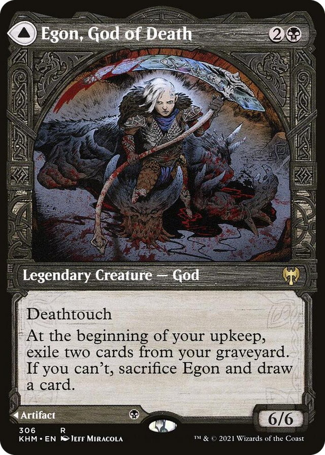 0306 Egon, God of Death (Showcase) R Kaldheim