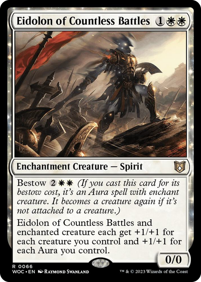 Eidolon of Countless Battles #66 R - Commander: Wilds of Eldraine Pokemon card