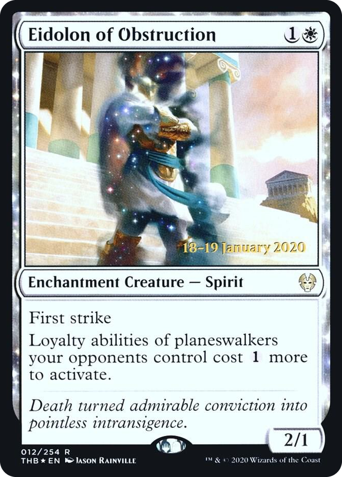 0012 Eidolon of Obstruction R Prerelease Cards
