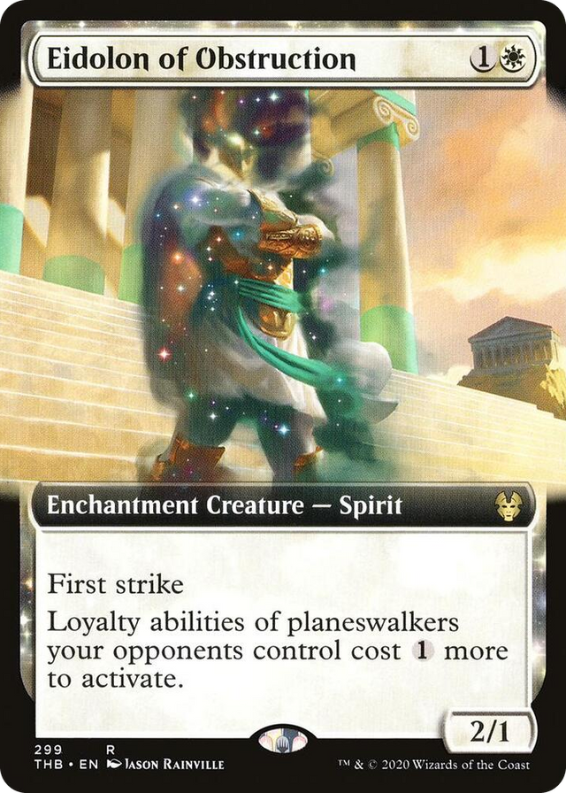 0299 Eidolon of Obstruction (Extended Art) R Theros Beyond Death
