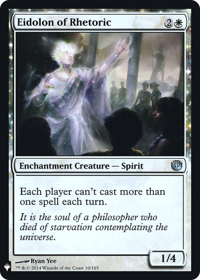 Eidolon of Rhetoric #10 U - The List Reprints Pokemon card