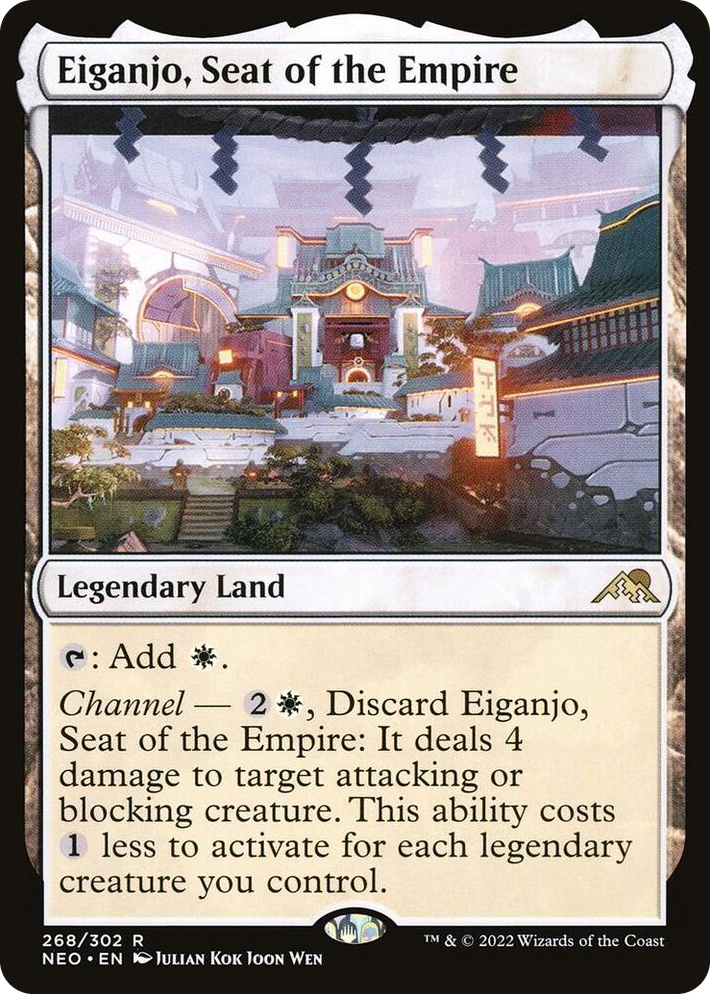 0268 Eiganjo, Seat of the Empire R Kamigawa: Neon Dynasty