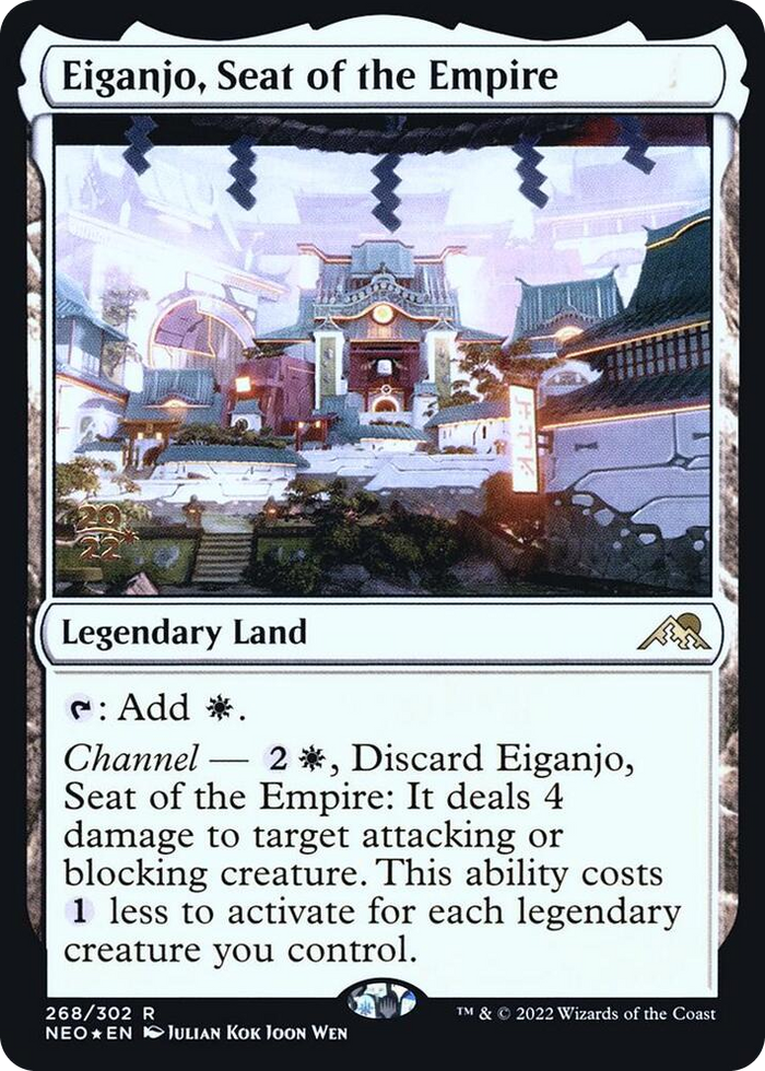 Eiganjo, Seat of the Empire #268 R - Prerelease Cards Pokemon card