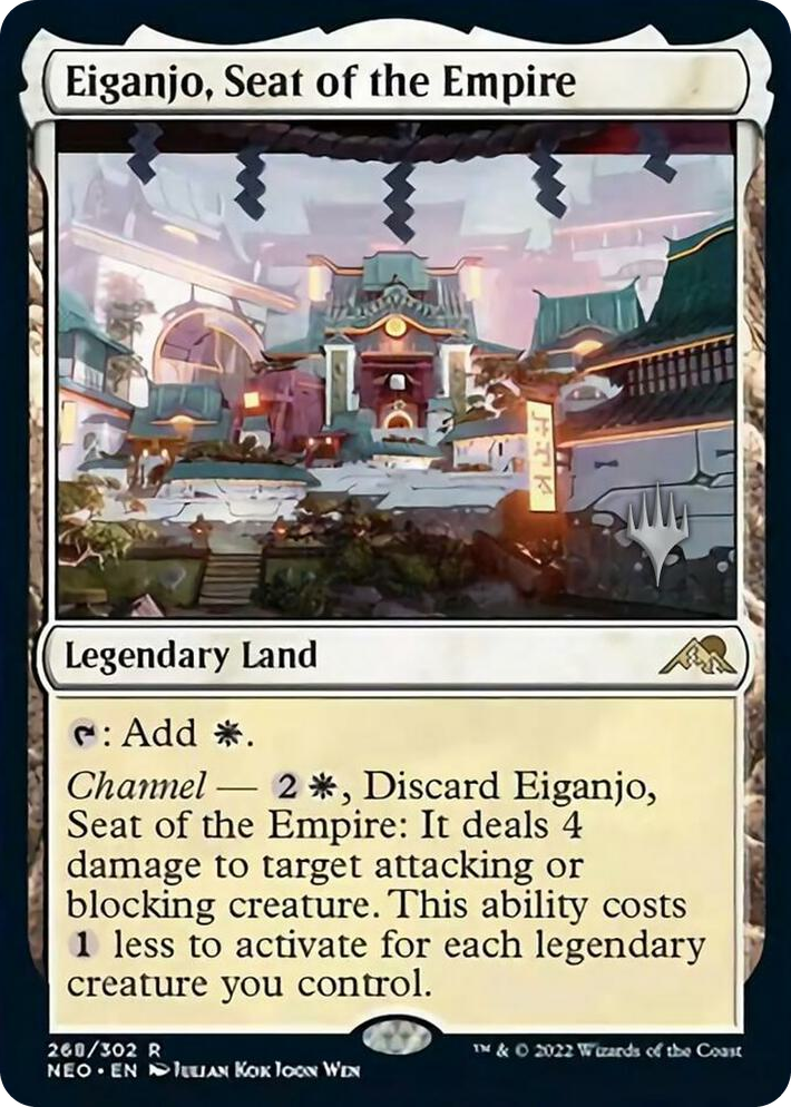 0268 Eiganjo, Seat of the Empire R Promo Pack: Kamigawa: Neon Dynasty