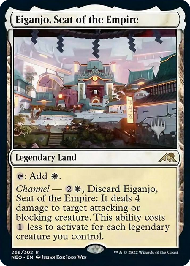0268 Eiganjo, Seat of the Empire R Promo Pack: Kamigawa: Neon Dynasty