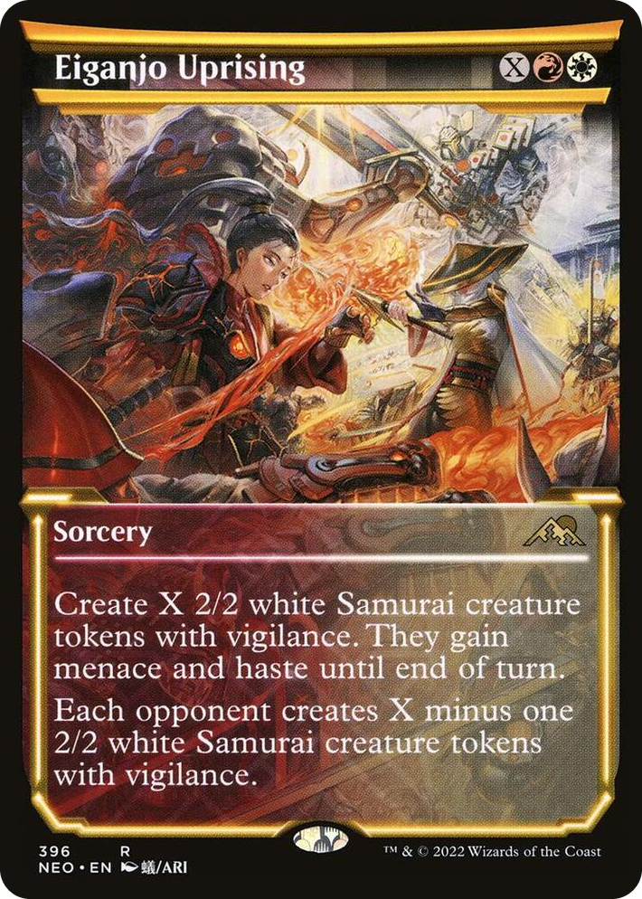 0396 Eiganjo Uprising (Showcase) R Kamigawa: Neon Dynasty