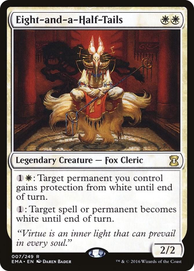 Eight-and-a-Half-Tails #7 R - Eternal Masters Pokemon card